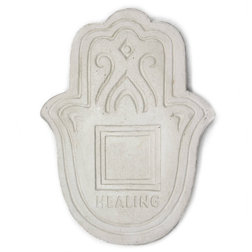 Healing Incense Plate - White Stone Effect - view 2