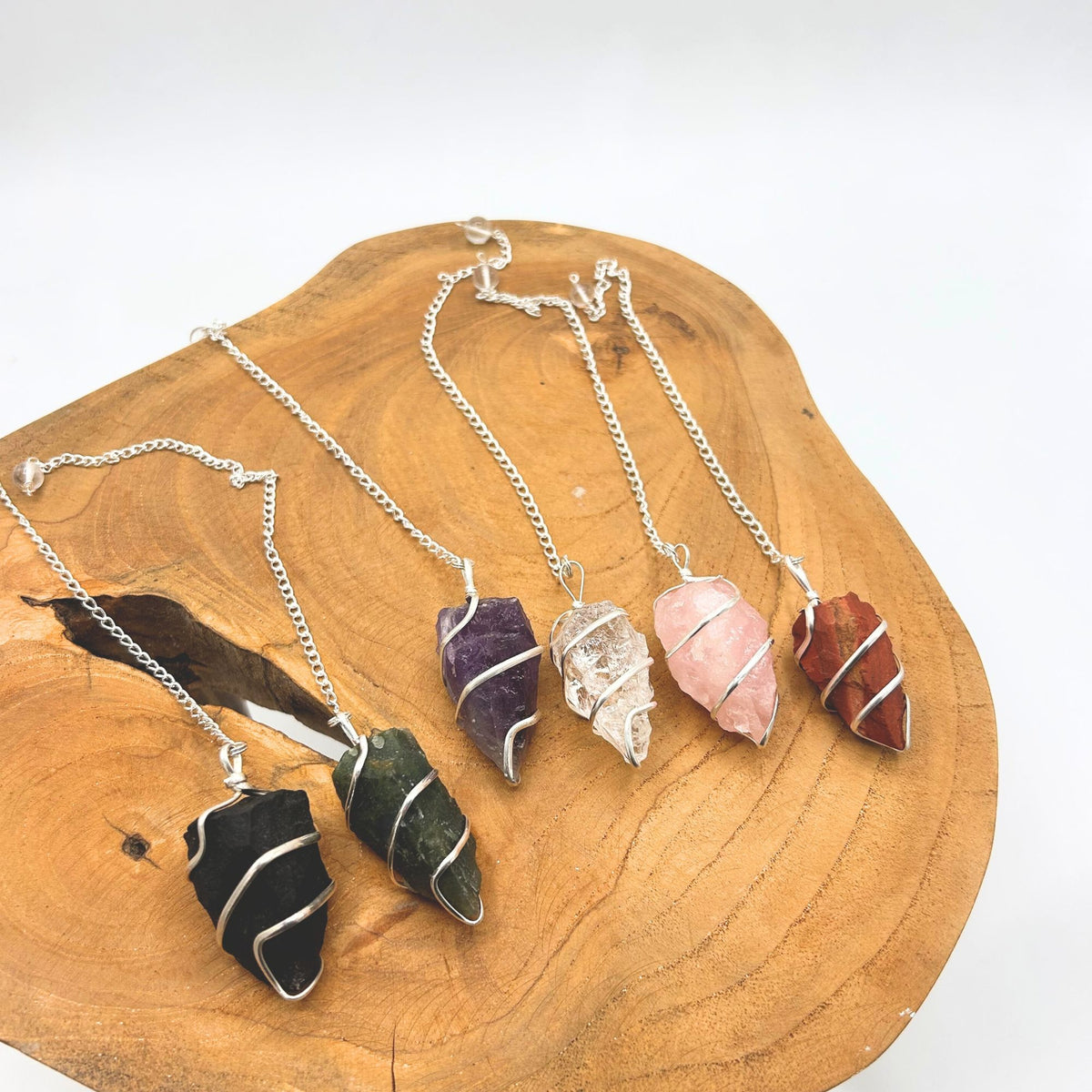 Raw Gemstone Pendulum - Red Jasper - view 4