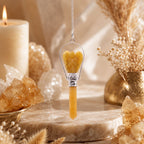 Angel Pendulum with Ring - Yellow Quartz - view 3