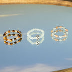 Nymph Spirit Gemstone Ring Set - Sea Sunset - view 5