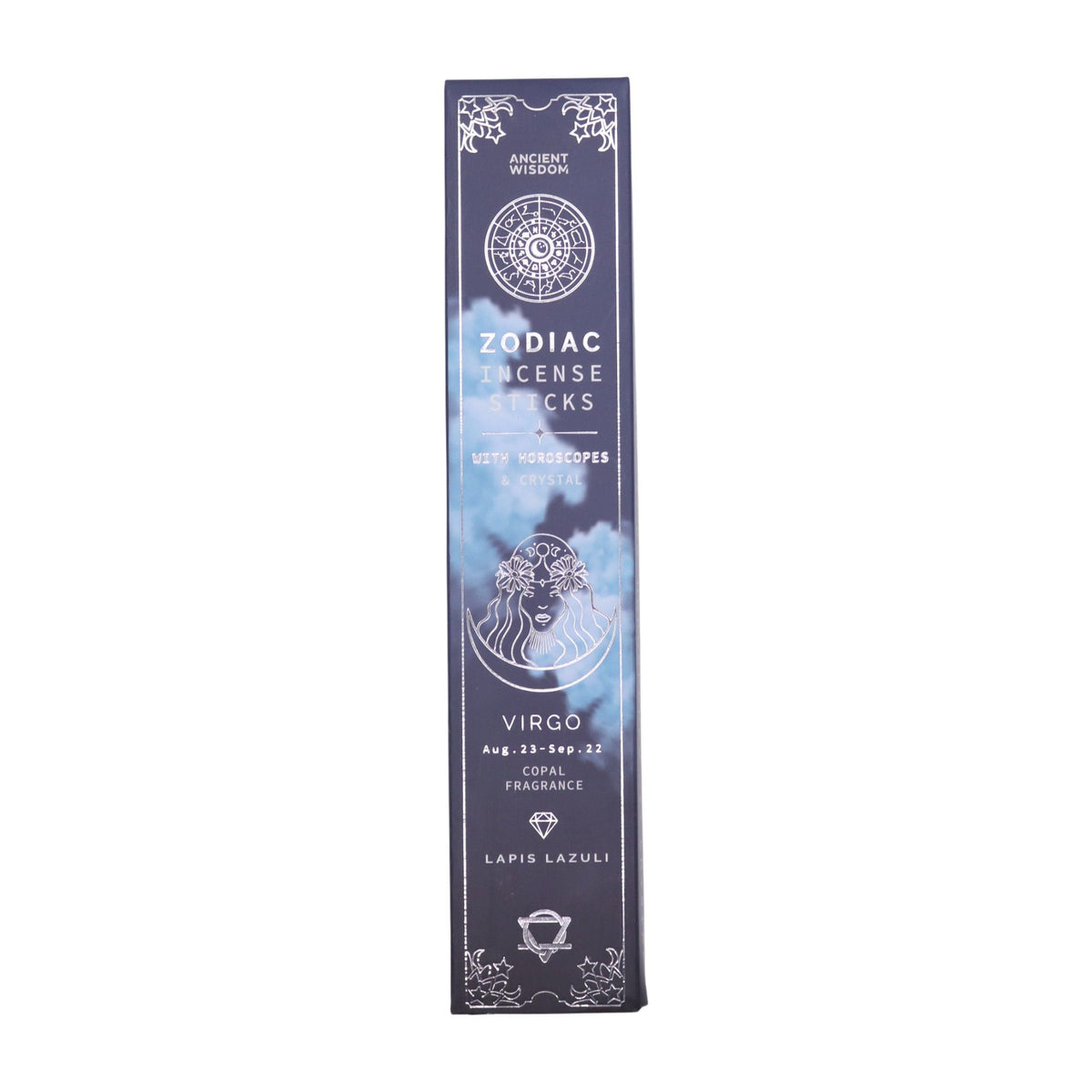 Copal Zodiac Gemstone Crystal Incense - Virgo - view 3