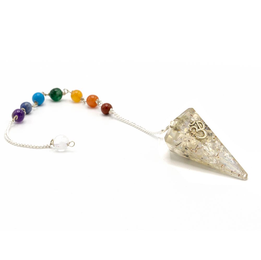 Orgonite Power Chakra Pendulum - Om - view 3