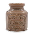 Lrg Home Oil Burner - Love Home Sweet Home - Taupe