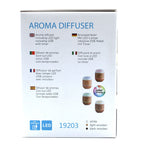 Light wood-effect aroma diffuser shaped like an open tulip - view 4