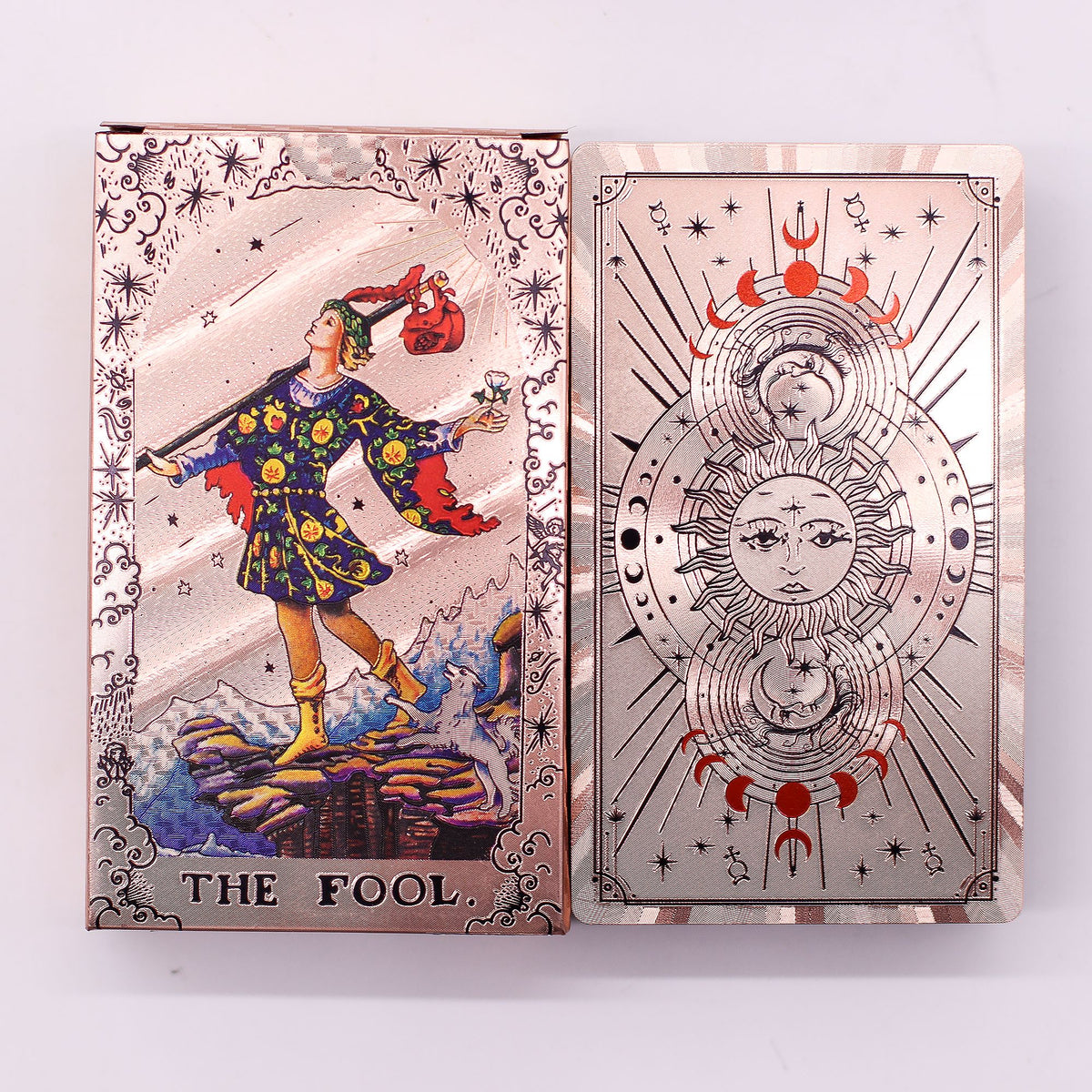Rose Gold Foil Tarot Card Set - Moon Phase - with booklet - view 4