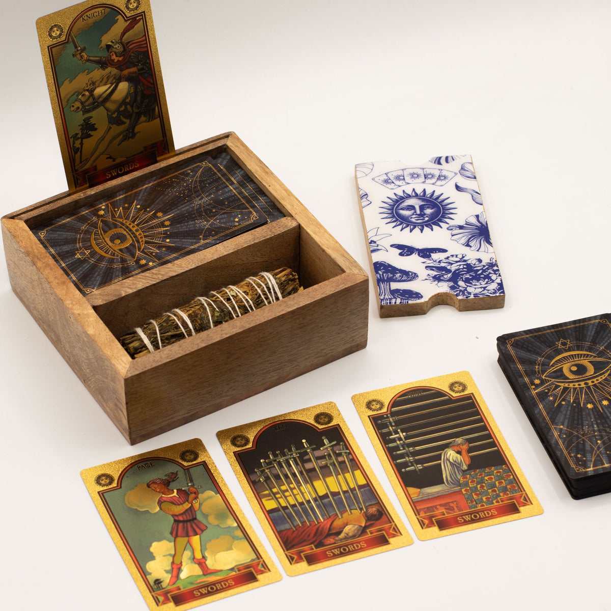 Two Section Tarot Box with Card Holder - view 5