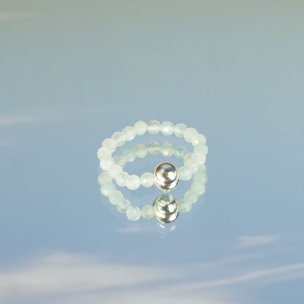 Nymph Spirit Gemstone Ring Set - Sea Sunset - view 6