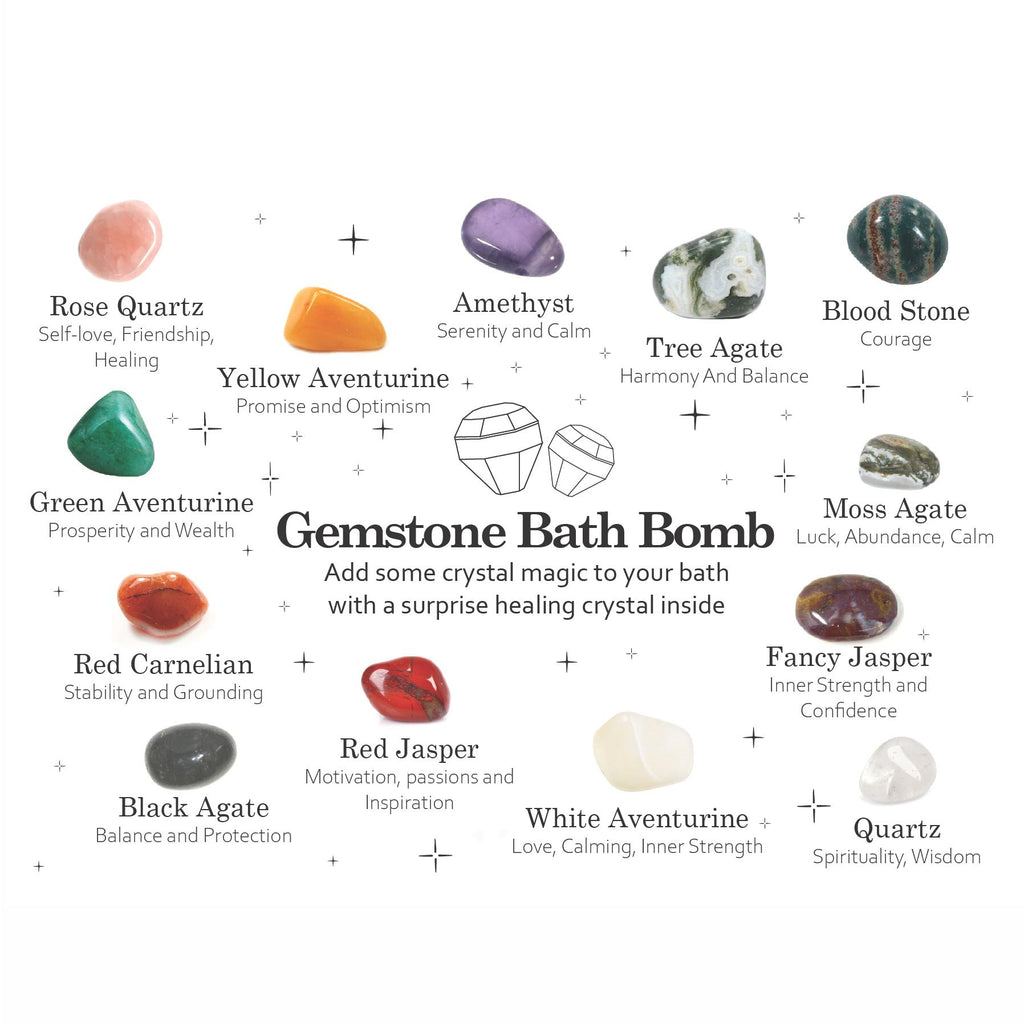 Gemstone Bath Fizzer - Raspberry & Pomegranate - view 6