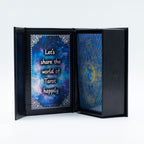 Blue Foil Tarot Card Set - Moon Face - with booklet - view 3