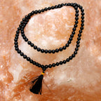 108 Bead Mala - Black Agate - view 6