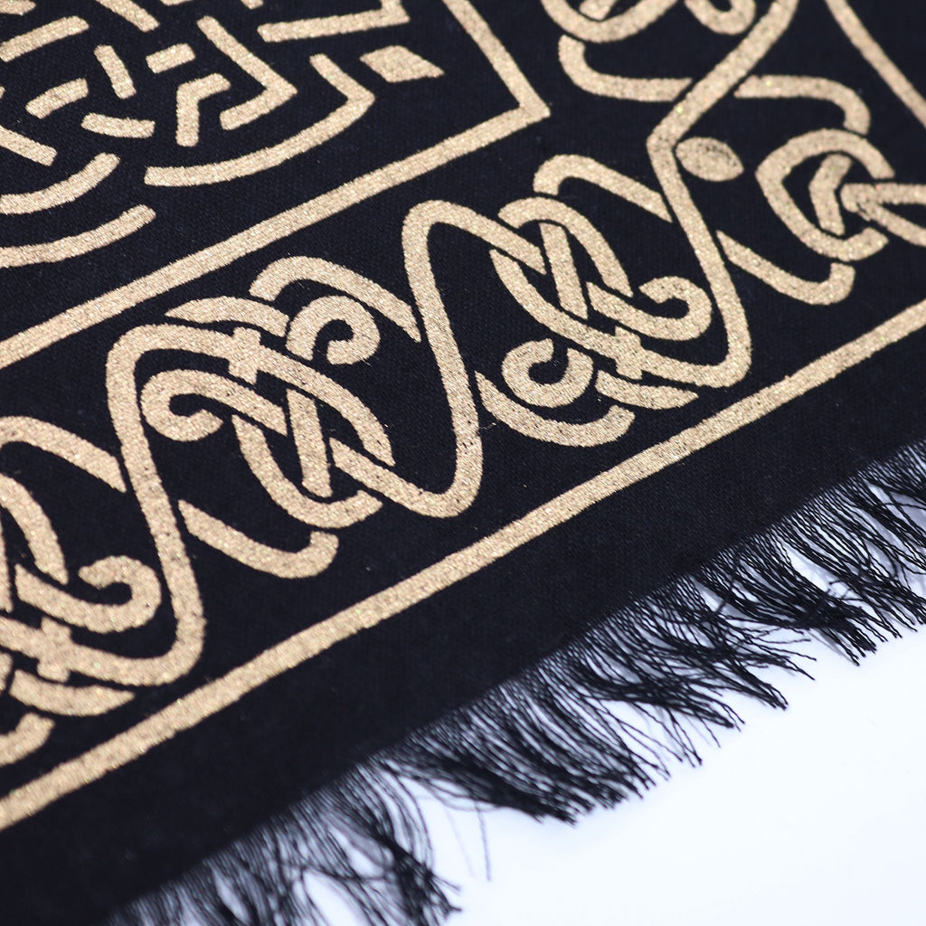 Esoteric Fringed Altar Cloth - Chakra Chart - view 2