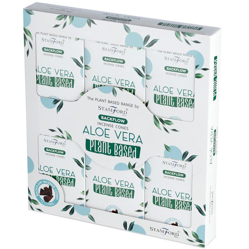 Plant Based Backflow Incense Cones - Aloe Vera - view 2
