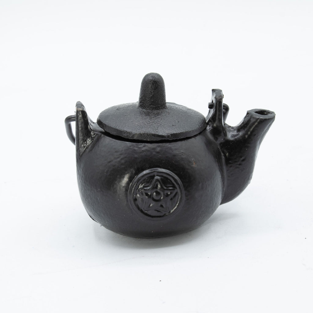 Small Cast Iron Ritual Pot - Pentagram - view 2