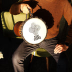 Large rope tuned djembe drum, hand-carved jackfruit body, Soul Sound head - view 2