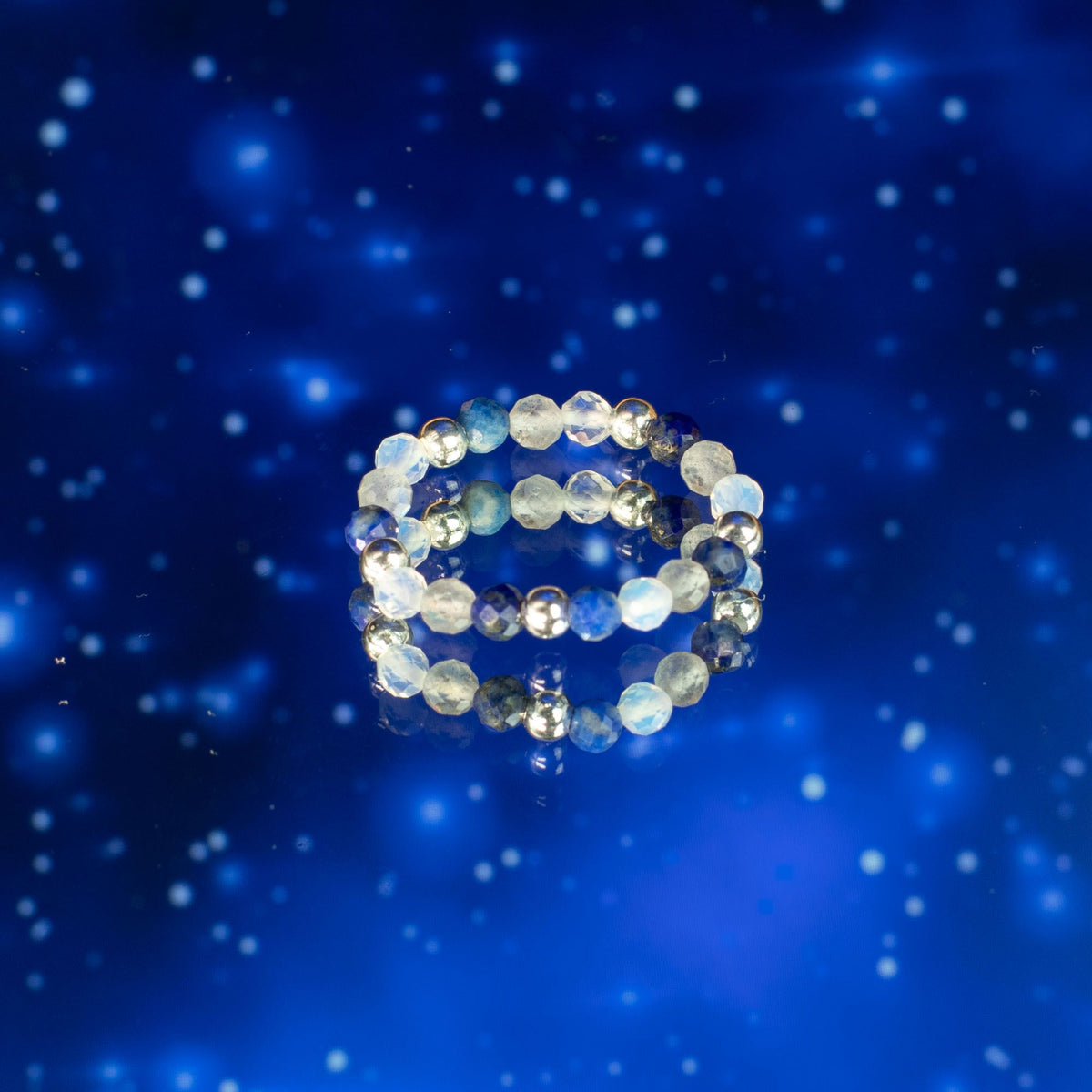 Nymph Spirit Gemstone Ring Set - Northern Lights - view 7