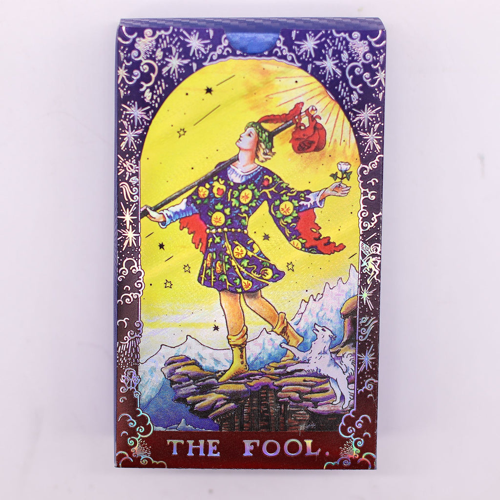 Blue Foil Tarot Card Set - Mandala - with booklet - view 3