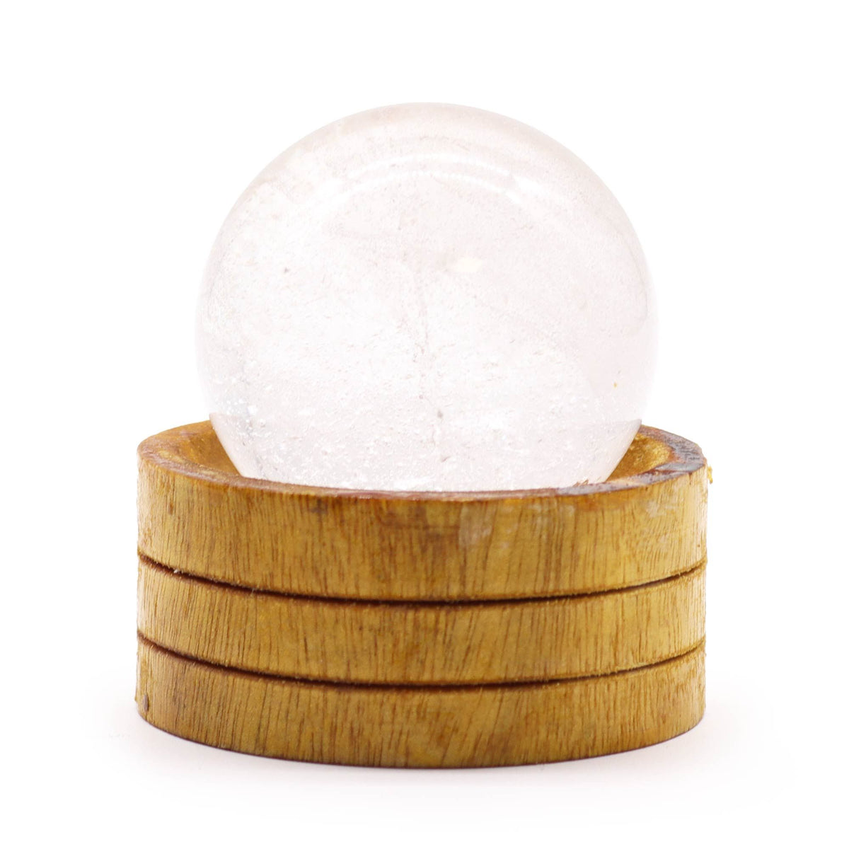 Clear Quartz Crystal Sphere with Stand