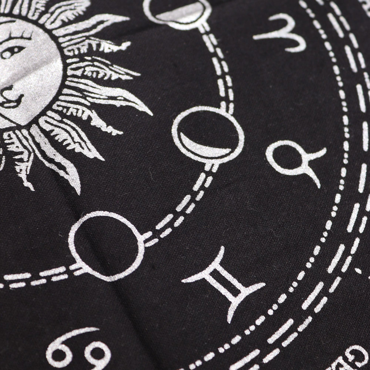Esoteric Fringed Altar Cloth - Horoscope - view 2