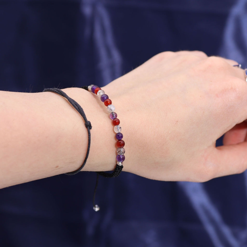 Zodiac Crystal Candle with Gemstone Bracelet - Virgo - view 4