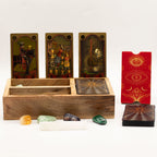 Three Section Tarot Box with Card Holder - view 2