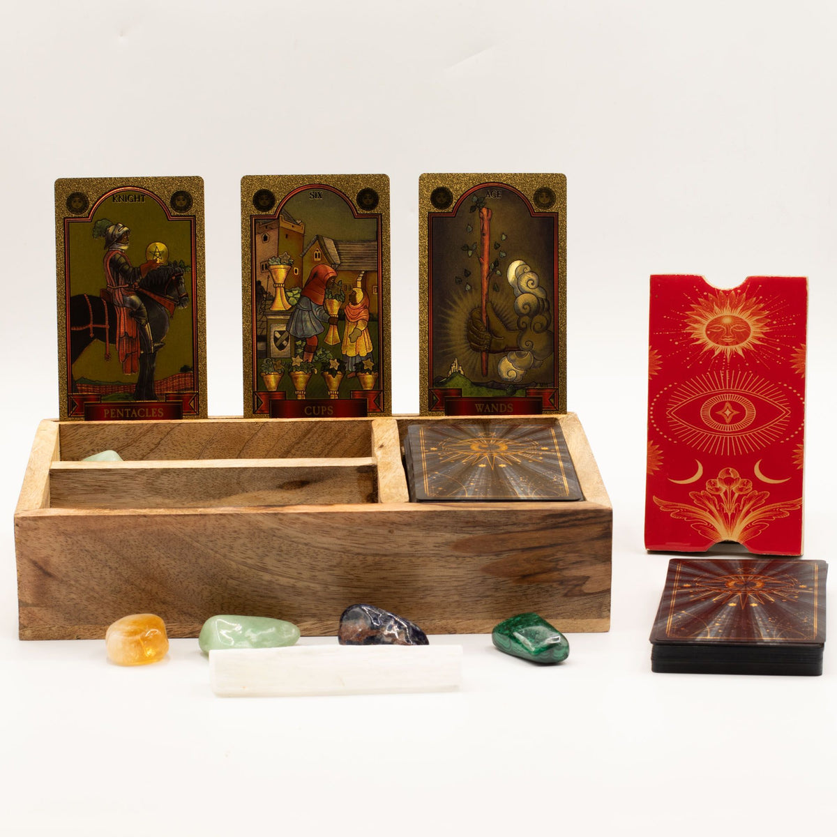 Three Section Tarot Box with Card Holder - view 2
