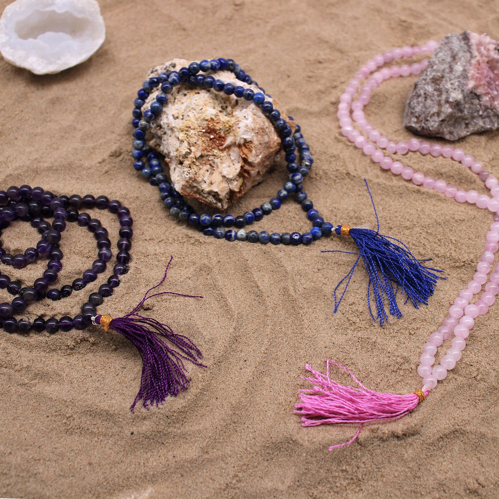 108 Bead Mala - Lapis - view 5