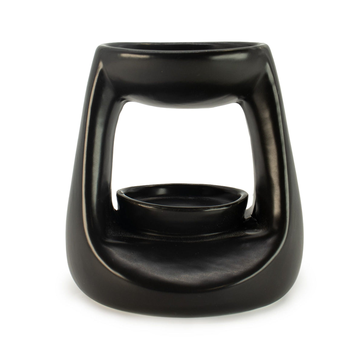 Ceramic Zen Oil Burner - Small Classic - Matt Black