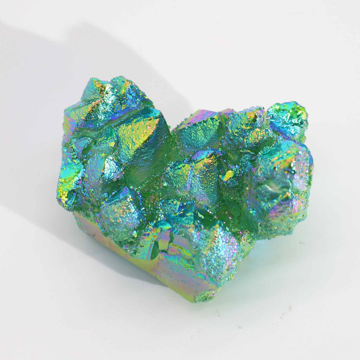 Med Enhanced Quartz - Aura Green Flame Quartz - view 2