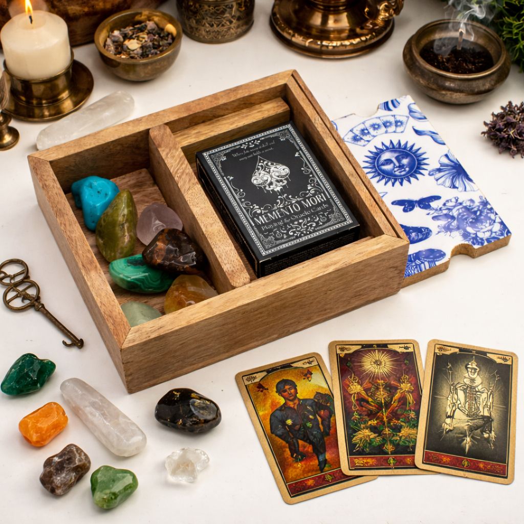 Two Section Tarot Box with Card Holder - view 6