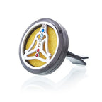 Car Diffuser Kit - Pewter Yoga Chakra - view 4