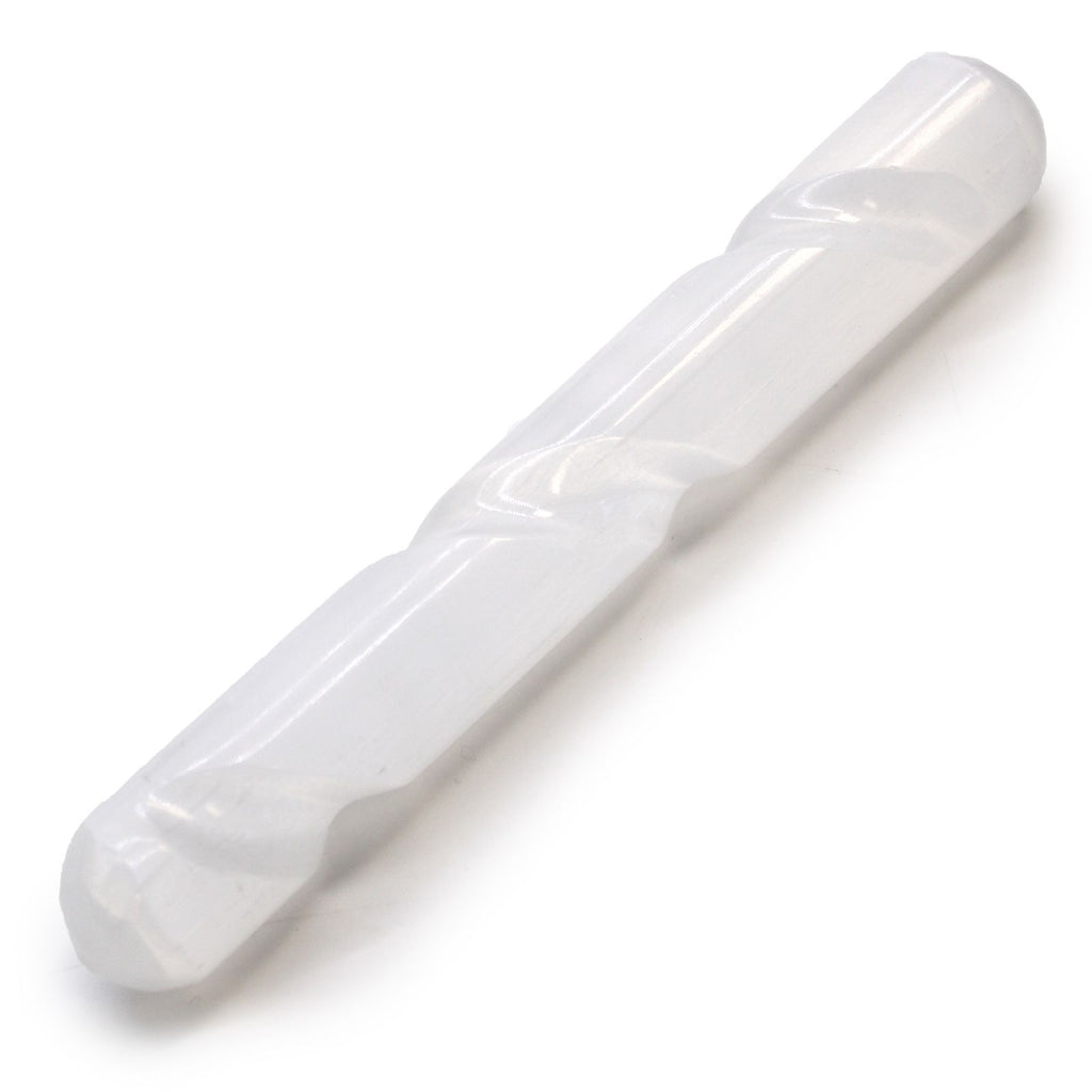 Selenite Spiral Wand - Rounded Ends