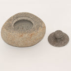 Natural Riverstone Grounding Pot - Large (approx 15x12cm) - view 4