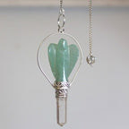 Angel Pendulum with Ring - Green Aventurine - view 3