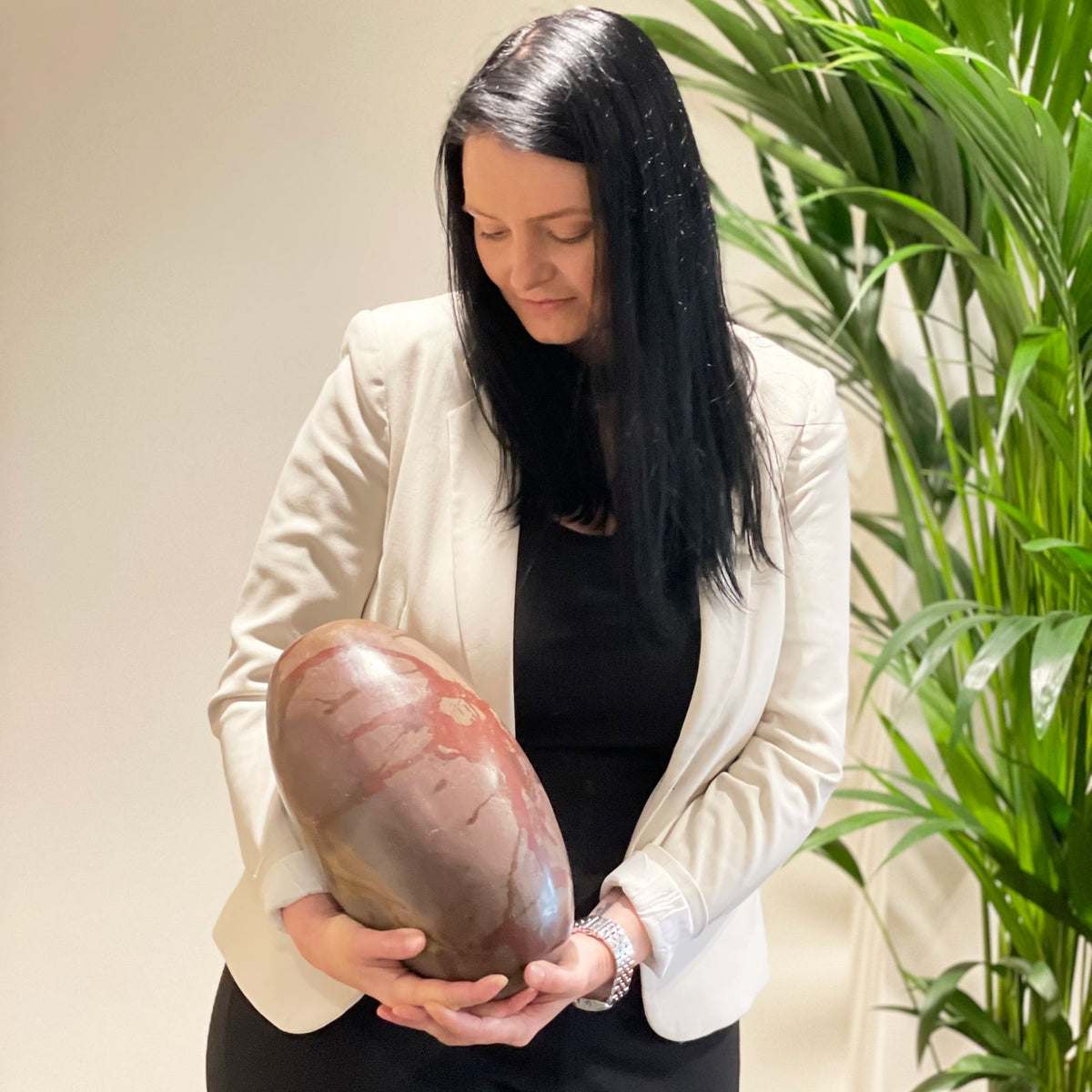 Shiva Lingam Stone - Twelve Inch - view 2