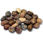 Runes Stone Set in Pouch - Fancy Jasper - view 2