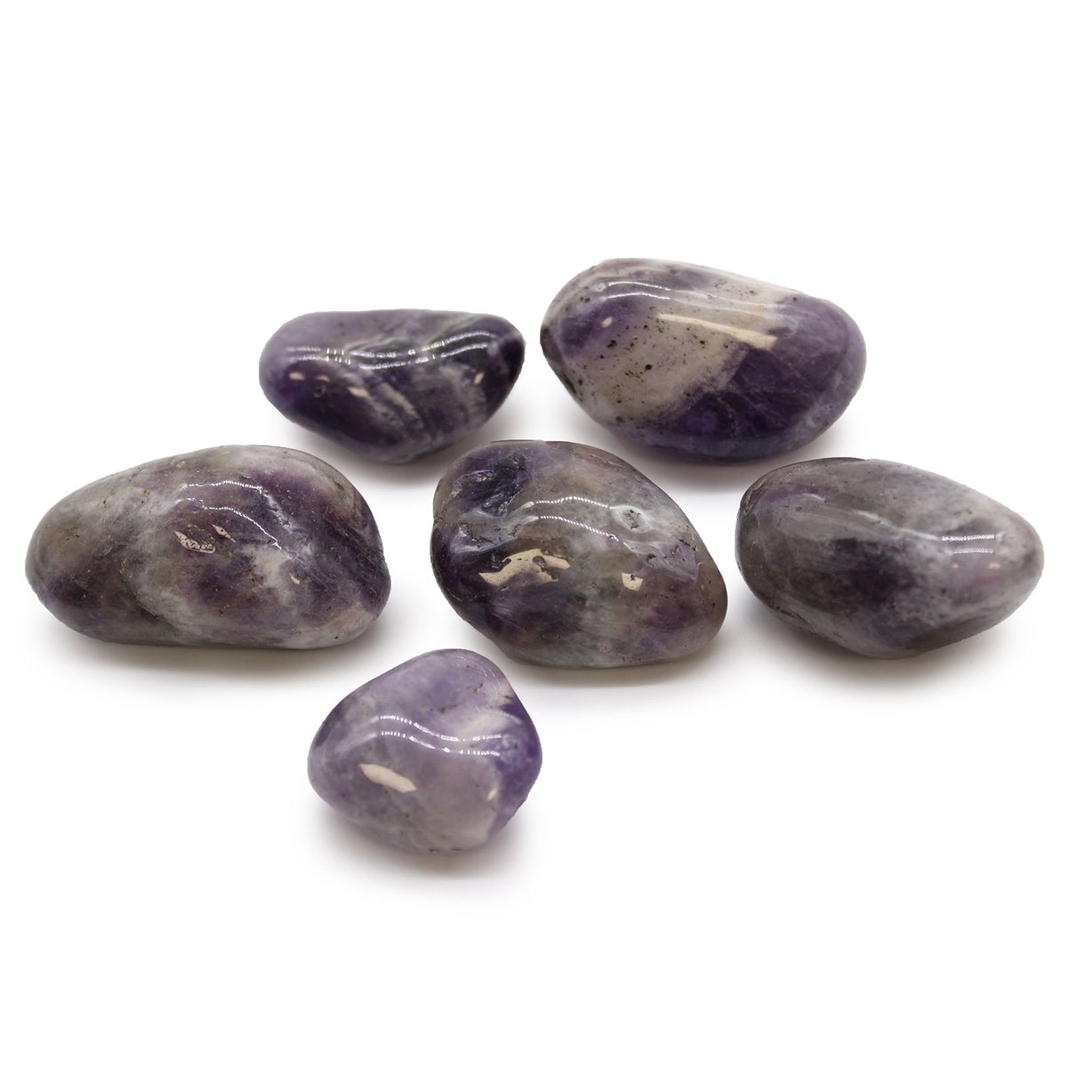 Large African Tumble Stones - Amethyst (Pack of 6)