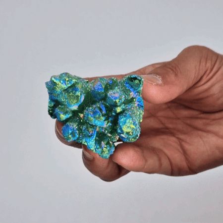 Med Enhanced Quartz - Aura Green Flame Quartz - view 3