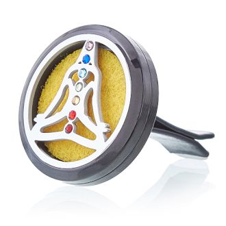 Car Diffuser Kit - Pewter Yoga Chakra - view 5