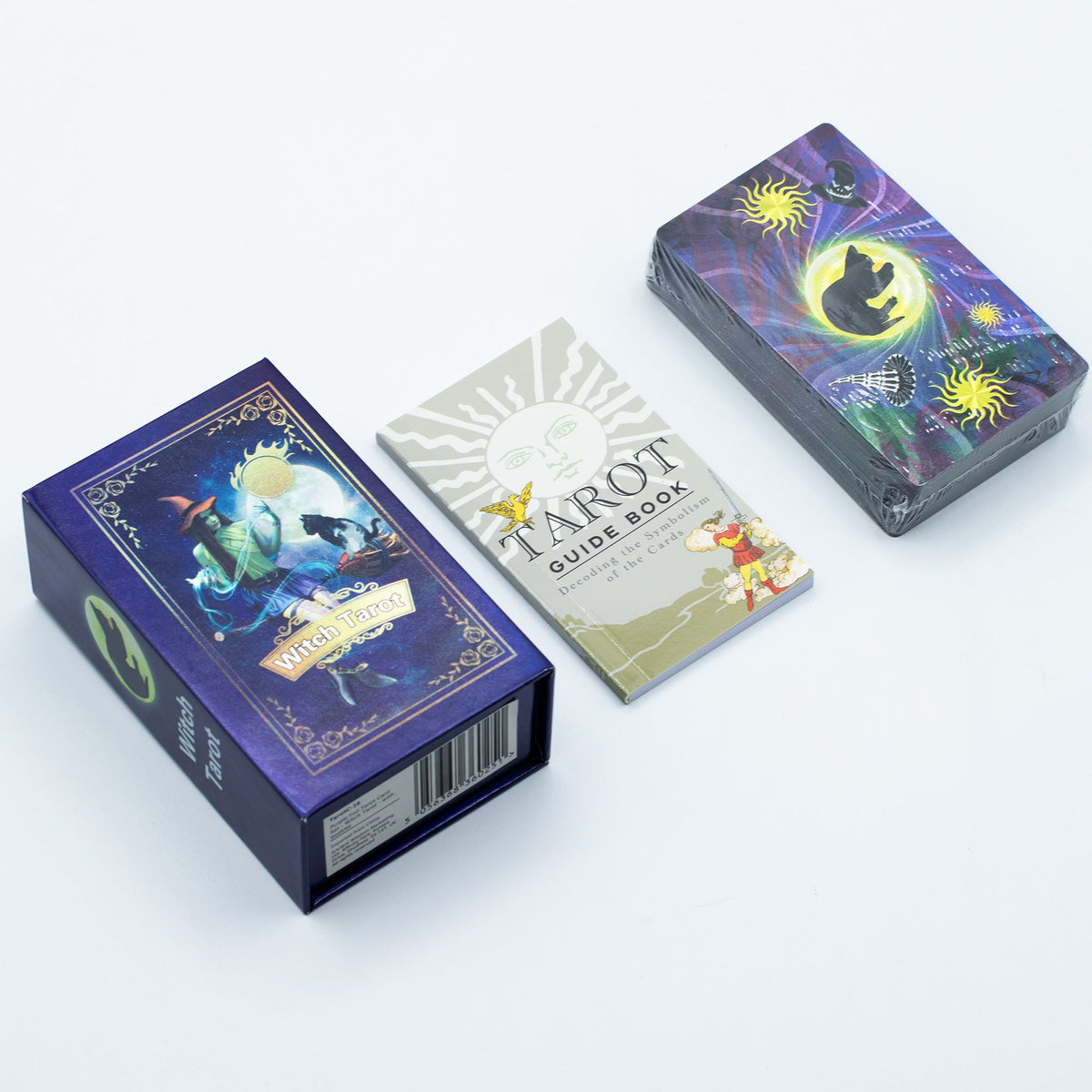 Purple Foil Tarot Card Set - Witch Tarot - with booklet - view 3