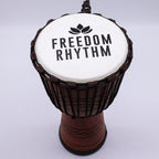 Large rope tuned djembe drum, hand-carved jackfruit body, Freedom Rhythm head - view 5
