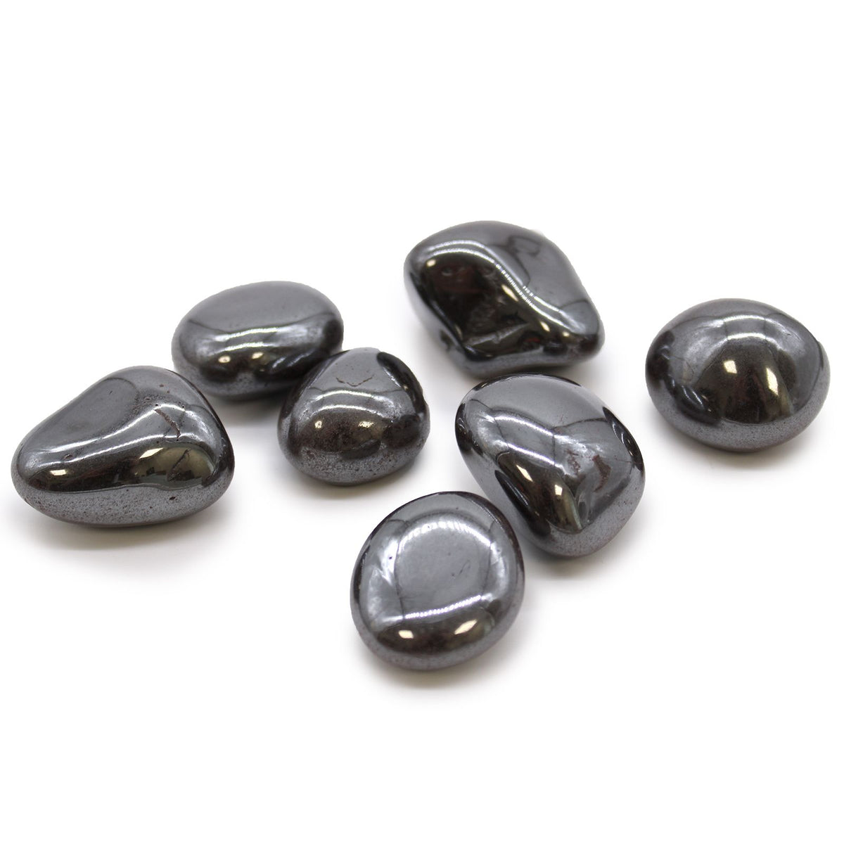 XL Tumble Stones - Hematite (Pack of 18)