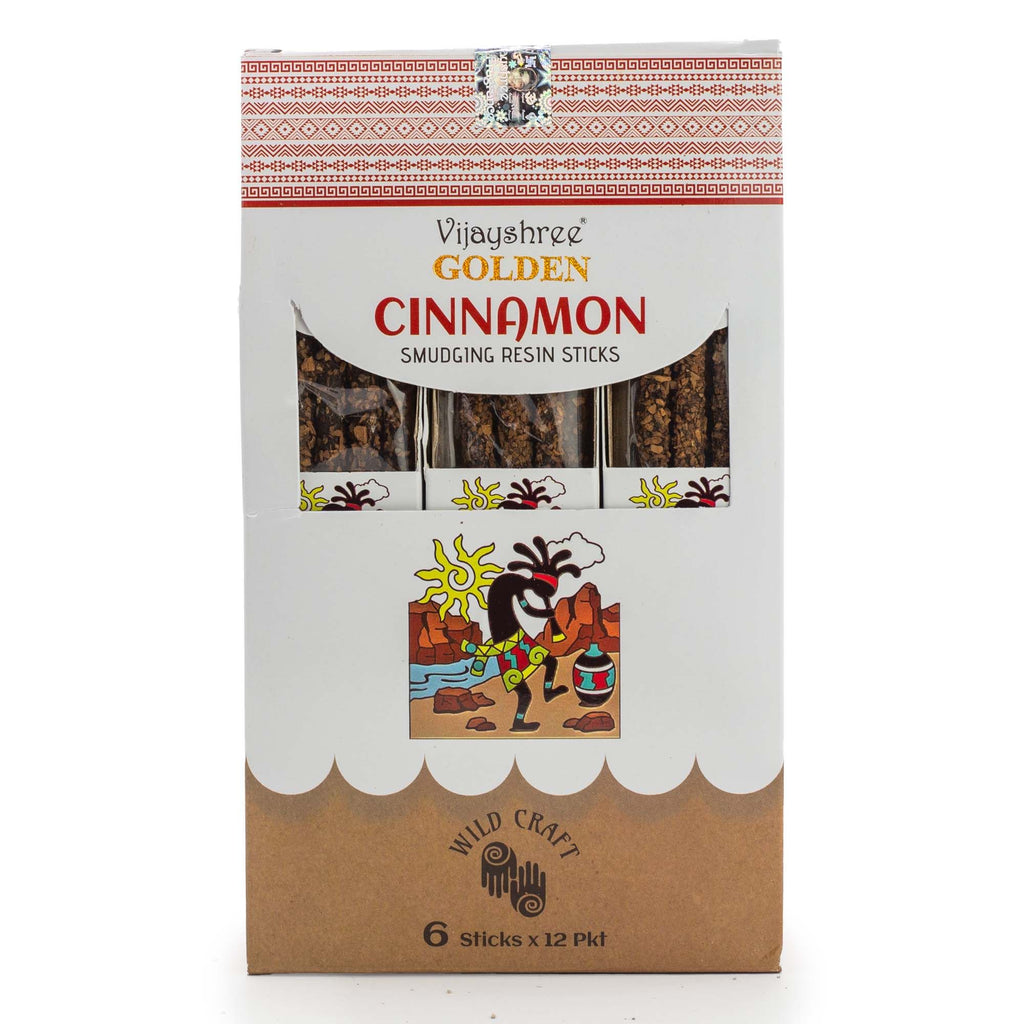 Golden Cinnamon Smudging Resin Sticks - 30g - view 2