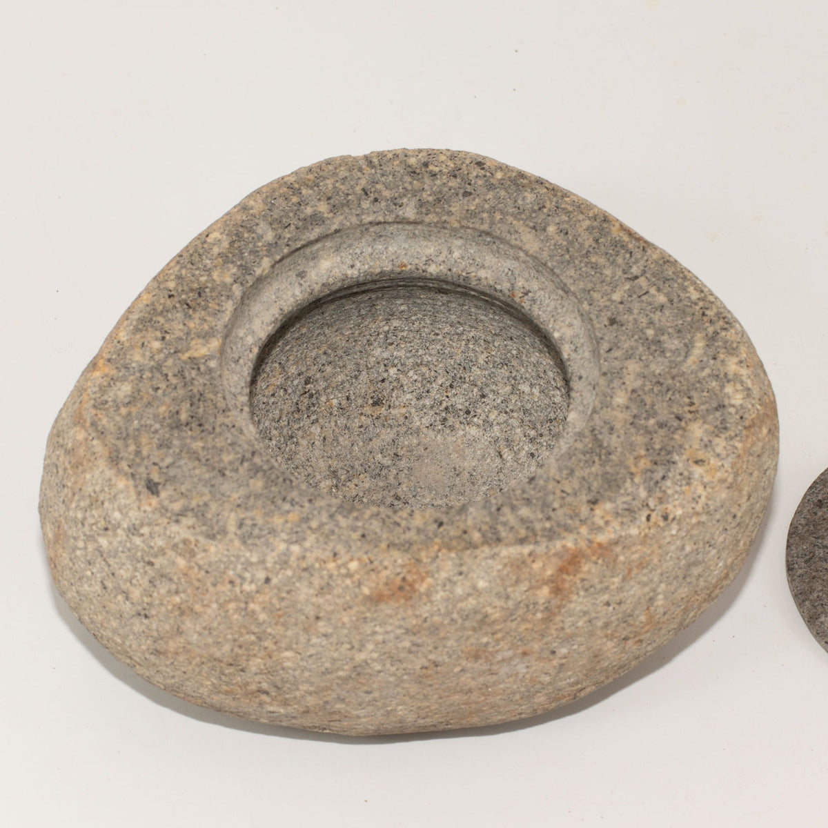 Natural Riverstone Grounding Pot - Large (approx 15x12cm) - view 3
