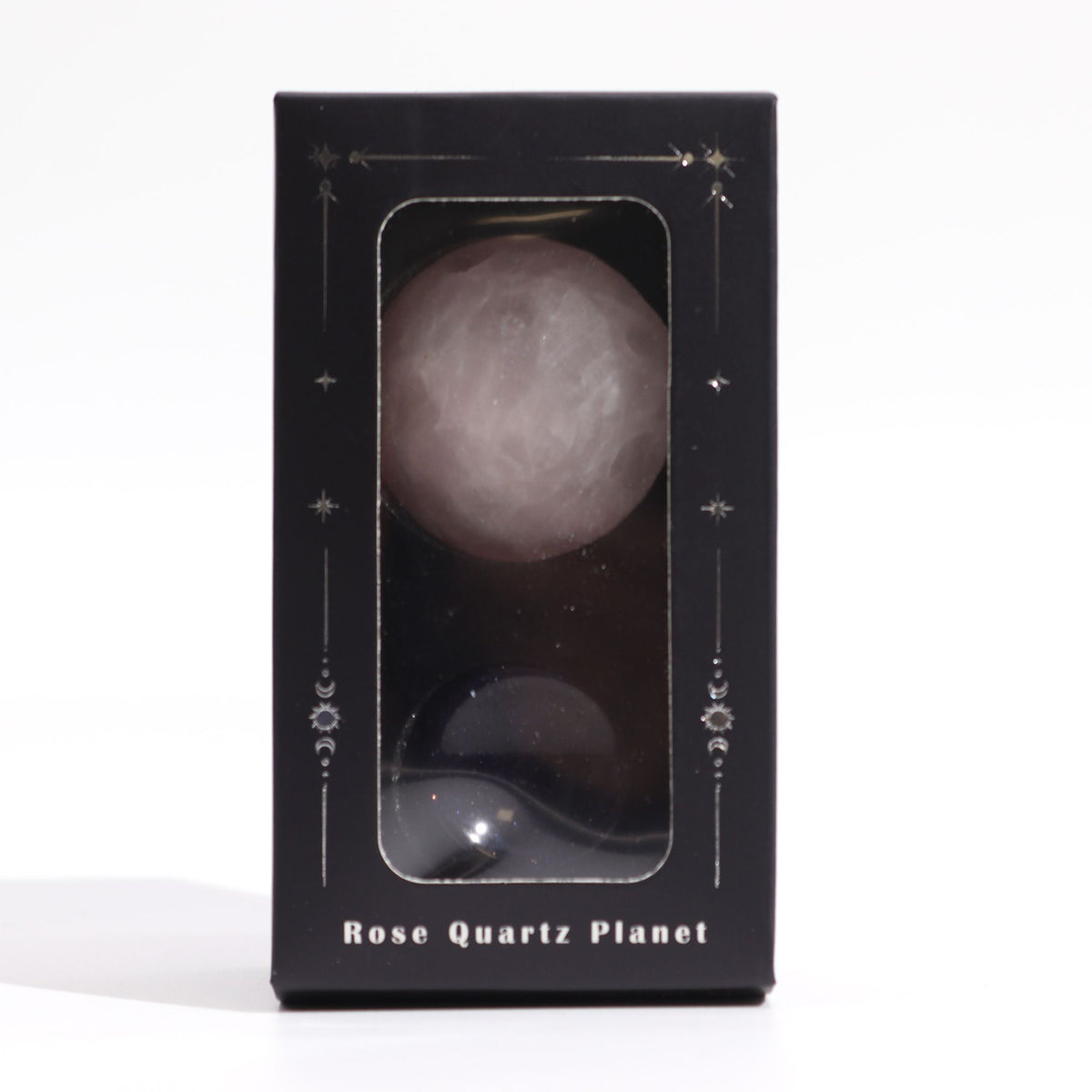 Rose Quartz Planet on a Goldstone Stand (VENUS) - view 7