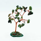 Gemstone Tree - Green Aventurine on Green Agate Base (35 stones) - view 2