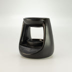 Ceramic Zen Oil Burner - Small Classic - Matt Black - view 3