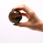 Gemstone Faceted Healing Ball & Stand - Tigereye - view 4