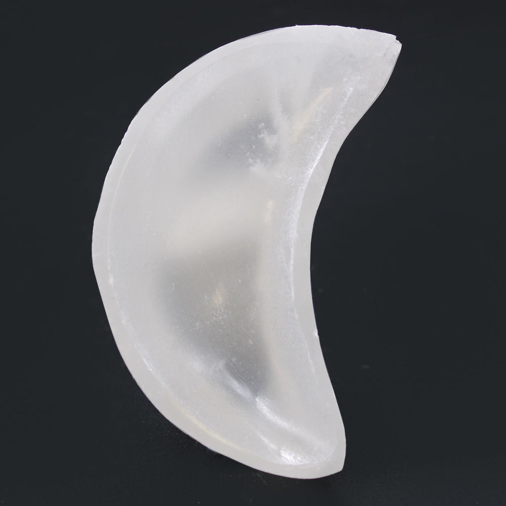 Selenite Moon Bowl - view 2