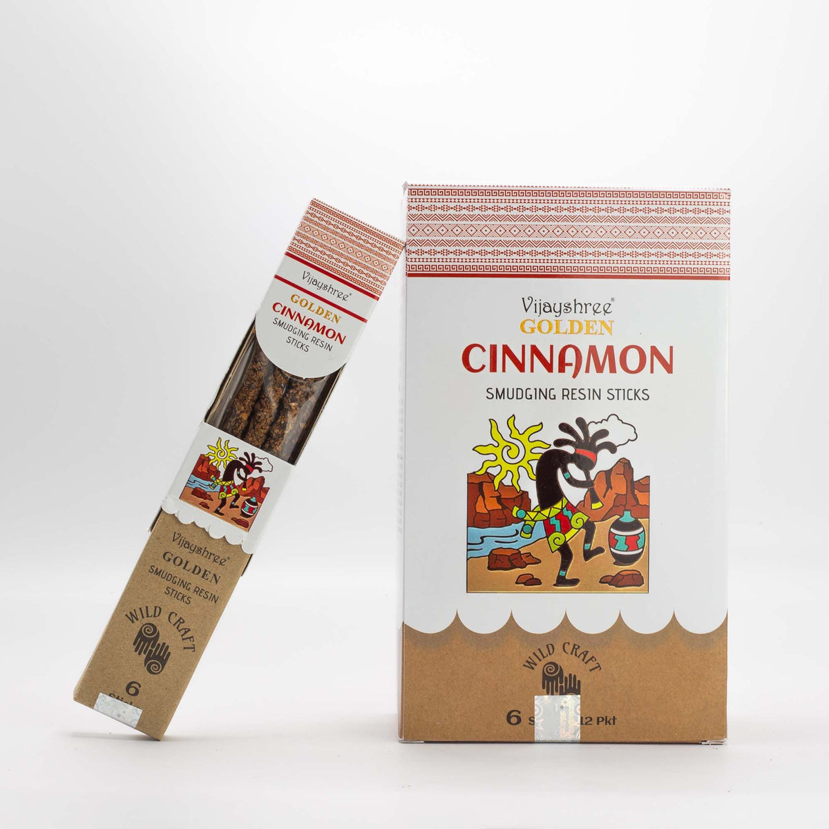 Golden Cinnamon Smudging Resin Sticks - 30g - view 4