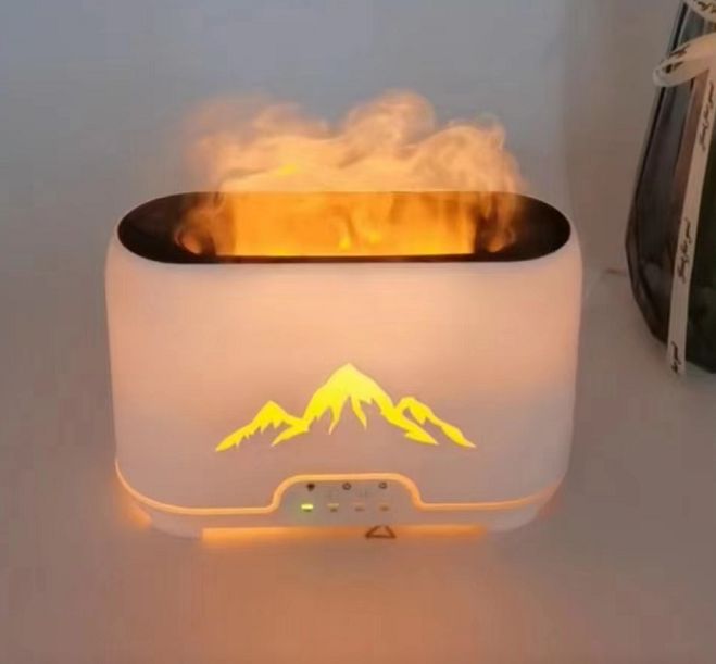Himalayas Aroma Diffuser - USB-C - Remote control - Flame Effect - view 4